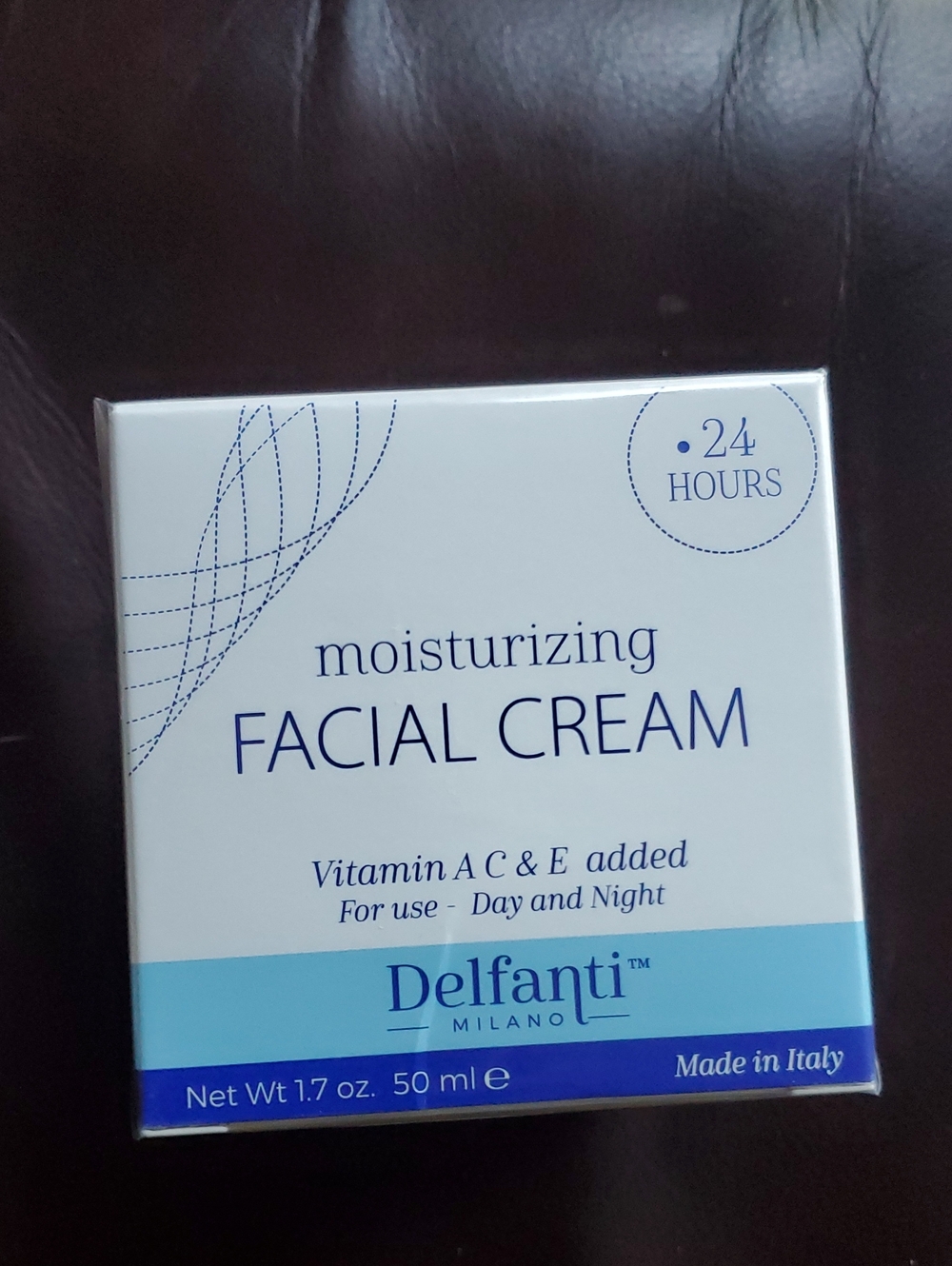 Delfanti Moisturizing Facial Cream - Blue/White - 50 ml